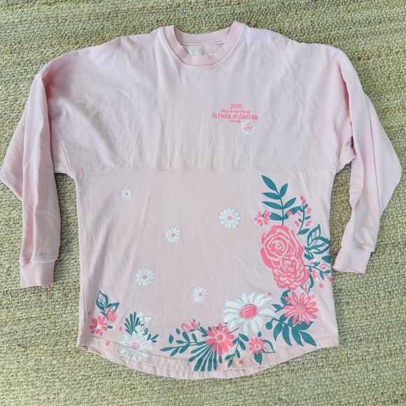 Disney Spirit Jersey 2019‎ Epcot International Flower & Garden Festival pink S - Picture 1 of 11